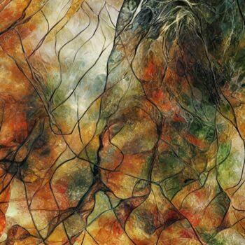 Digital Arts titled "abstractal coloris" by Christian Debien, Original Artwork, Oil