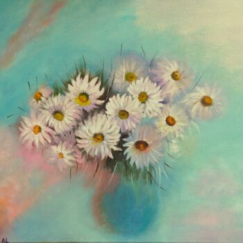 제목이 "spring bouquet"인 미술작품 Alla Landenband로, 원작, 기름