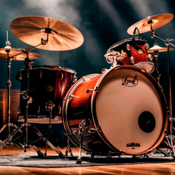 Digital Arts titled "Stage jazz drums" by Abreu, Original Artwork, 2D Digital Work