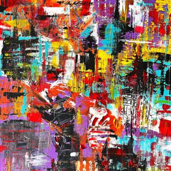 Pittura intitolato "DEDICATO A GIANNI A…" da Marina Berra, Opera d'arte originale, Acrilico Montato su Altro pannello rigido