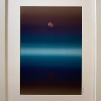 Painting titled "Scape - I" by Peter Pitout, Original Artwork, Oil Mounted on Cardboard