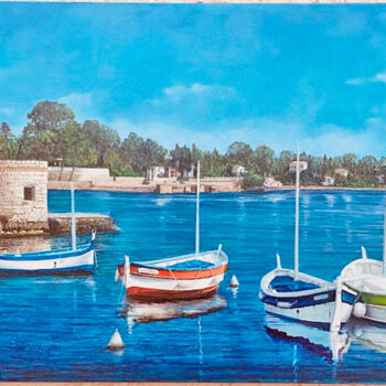 Peinture intitulée "En allant au cap d'…" par Claude Ruby, Œuvre d'art originale, Huile