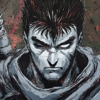 Pintura titulada "Berserk" por Sérgio Clemente, Obra de arte original, Acrílico