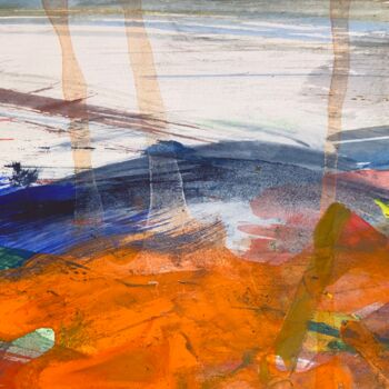 Painting titled "Aquarell ohne Titel…" by Emy Ferjanc, Original Artwork, Watercolor