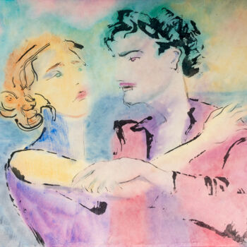 Pittura intitolato "I've been there bef…" da Marcel Garbi, Opera d'arte originale, Acquarello