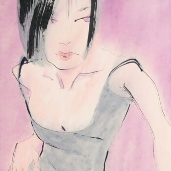 Malerei mit dem Titel "Why? - in spite of…" von Marcel Garbi, Original-Kunstwerk, Aquarell
