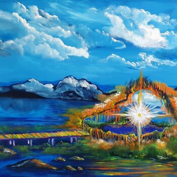 Painting titled "The Way Forward" by Barbara Fuhrmann, Original Artwork, Acrylic