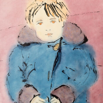 Peinture intitulée "When is it going to…" par Marcel Garbi, Œuvre d'art originale, Aquarelle