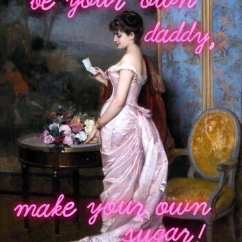 Цифровое искусство под названием "Be your own daddy,…" - Kerry Pritchard, Подлинное произведение искусства, Цифровая живопись