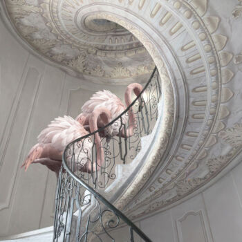 摄影 标题为“Golden Ratio (Frame…” 由Cheraine Collette, 原创艺术品, 数字油画 安装在其他刚性面板上
