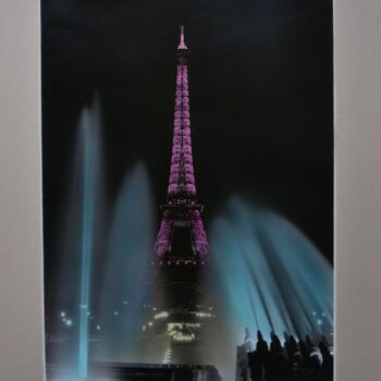 摄影 标题为“Tour Eiffel The Nig…” 由Alain Beziers, 原创艺术品, 操纵摄影