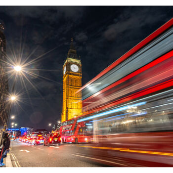 Fotografía titulada "London Nights: Big…" por Mh, Obra de arte original, Fotografía digital