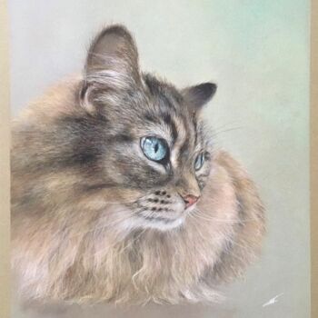 Disegno intitolato "Lola" da Irene_art, Opera d'arte originale, Pastello