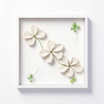 Arts numériques intitulée "Clover" par Alena Ps, Œuvre d'art originale, Image générée par l'IA