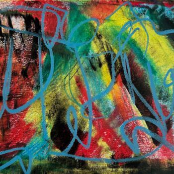 Painting titled "581. Winter in Autu…" by Veera Zukova, Original Artwork, Pastel
