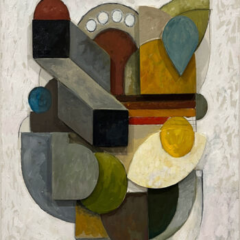 Painting titled "Impossible Places T…" by Louise Isackson, Original Artwork, Acrylic