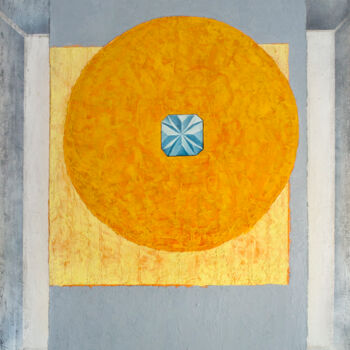 Painting titled "Untitled 174" by Oto Macek, Original Artwork, Acrylic Mounted on Wood Stretcher frame