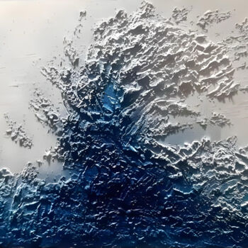 Painting titled "Tempesta" by X_píró, Original Artwork, Resin