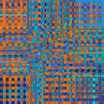 数字艺术 标题为“Quadrille 7” 由Nico Vincent, 原创艺术品, 数字油画