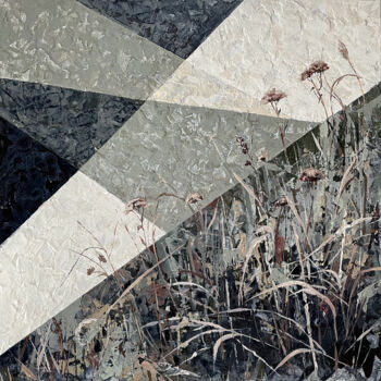 Pintura intitulada "Mosaic of nature" por Nadya Mamonova, Obras de arte originais, Acrílico