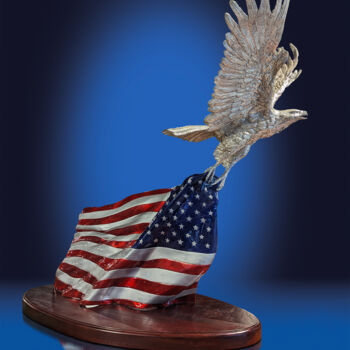 Escultura titulada "Ascending Courage I…" por Lorenzo Ghiglieri, Obra de arte original, Bronce