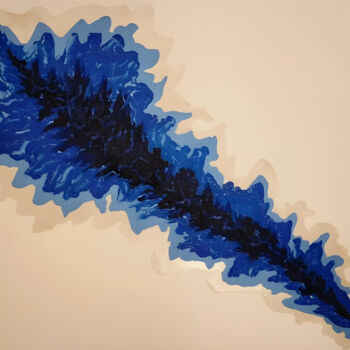 Painting titled "Fossile" by X_píró, Original Artwork, Resin