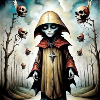 Peinture intitulée "Sanctuary" par Alexandr Kuznetsov, Œuvre d'art originale, Acrylique Monté sur Châssis en bois
