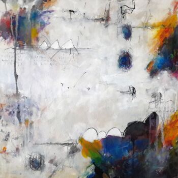 Malerei mit dem Titel "From my soul to the…" von Hubertus Brunstering, Original-Kunstwerk, Acryl