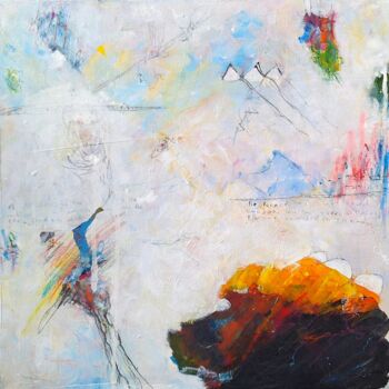 Malerei mit dem Titel "From my soul to the…" von Hubertus Brunstering, Original-Kunstwerk, Acryl