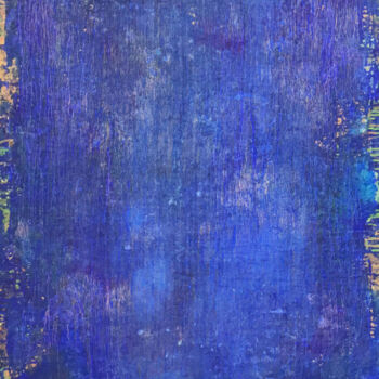 제목이 "Ultramarine"인 미술작품 Roberto Romei Rotondo로, 원작, 기름 나무 들것 프레임에 장착됨