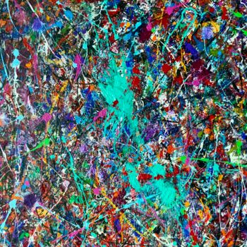 Schilderij getiteld "Tribute XI" door Weigand, Origineel Kunstwerk, Acryl