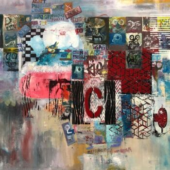 Painting titled "Notes Series" by Hang, Original Artwork, Oil