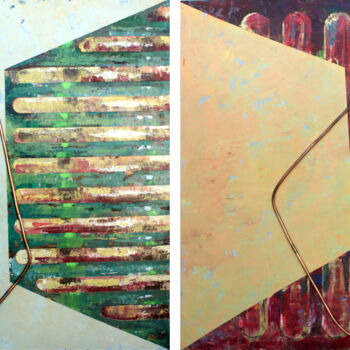 Peinture intitulée "Vano 2" par Jesus Tejedor, Œuvre d'art originale, Acrylique Monté sur Châssis en bois
