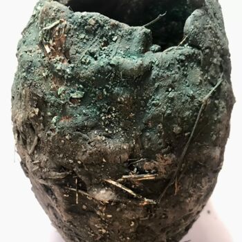 雕塑 标题为“Vaso-Lio” 由Armando D'Andrea, 原创艺术品, 粘土