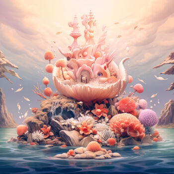 数字艺术 标题为“The Treasure Of The…” 由Paolo Chiuchiolo, 原创艺术品, AI生成的图像