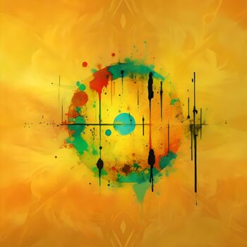 数字艺术 标题为“"Pulse of chaos" -…” 由K287, 原创艺术品, AI生成的图像