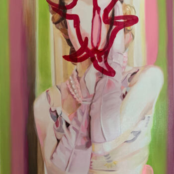 「le coquillage」というタイトルの絵画 Nathalie Pirotteによって, オリジナルのアートワーク, オイル