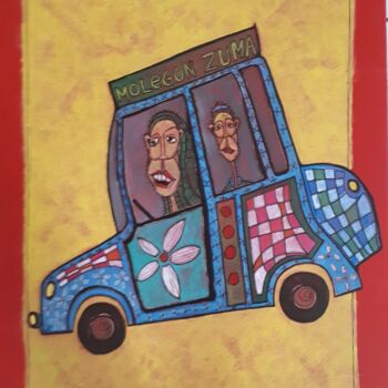 Painting titled "Mojitoto et Mojitet…" by Vanderheyden, Original Artwork, Acrylic