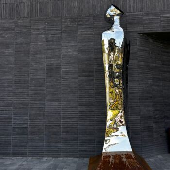Sculptuur getiteld ""Unity"." door Illya Trofymchuk, Origineel Kunstwerk, Roestvrij Staal