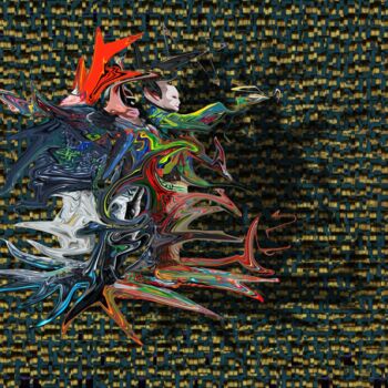 Digital Arts titled "Variation7" by Nico Vincent, Original Artwork, Digital Painting