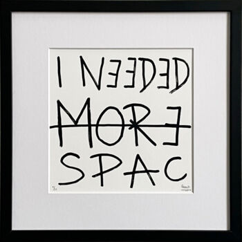 Gravures & estampes intitulée "Limited Edt. Text P…" par Frank Willems, Œuvre d'art originale, Impression numérique