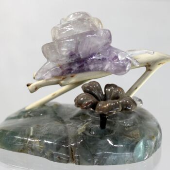 Escultura intitulada "Contemplation" por Natalya Pecherina, Obras de arte originais, Pedra
