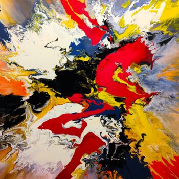 Painting titled "Solution" by Felix Günther, Original Artwork, Acrylic