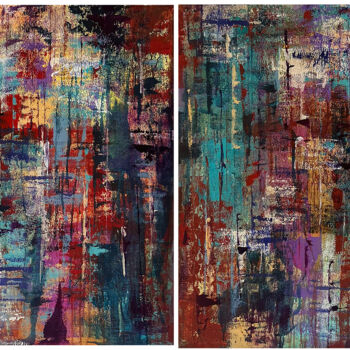 Schilderij getiteld "Untitled_007" door Avinash Pise, Origineel Kunstwerk, Acryl