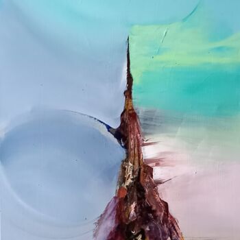 Pittura intitolato "VIEILLE  ÂME / OLD…" da Michele Madeleine Guillot, Opera d'arte originale, Acrilico Montato su Telaio pe…