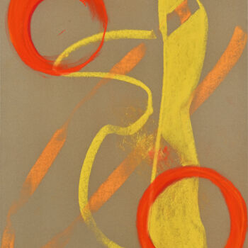 Peinture intitulée "SOLE_Annäherung Avv…" par Luzena, Œuvre d'art originale, Gouache
