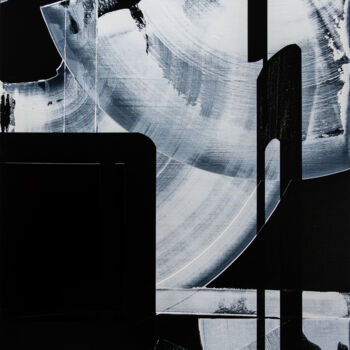 Painting titled "Stille Poesie" by Björn Wiedemann, Original Artwork, Acrylic Mounted on Wood Stretcher frame