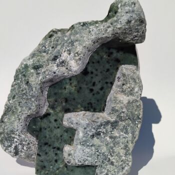 Sculpture intitulée "Silent Gemstone" par Reiner Poser, Œuvre d'art originale, Pierre