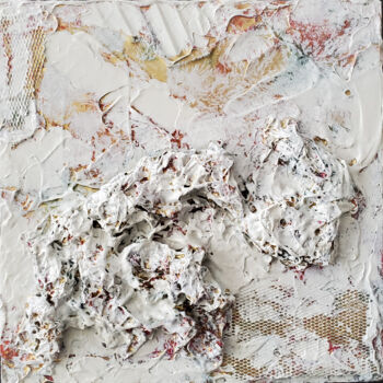 Sculpture titled "Formations IV" by Joyce Fournier, Original Artwork, Aluminium Mounted on Wood Stretcher frame