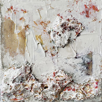 Sculpture titled "Formations V" by Joyce Fournier, Original Artwork, Aluminium Mounted on Wood Stretcher frame
